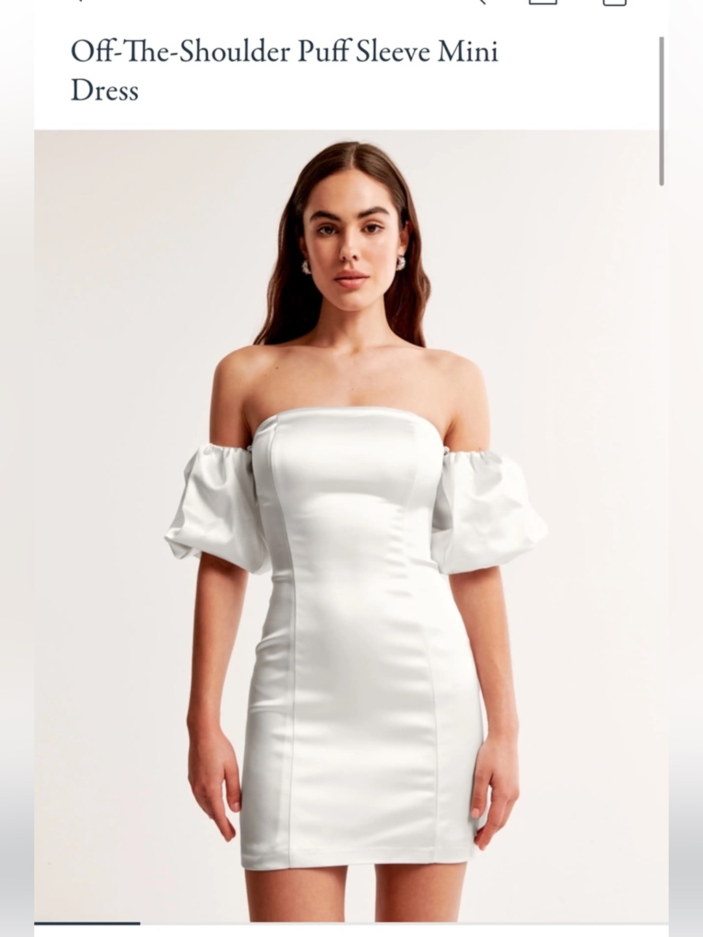 Abercrombie & Fitch White Dress